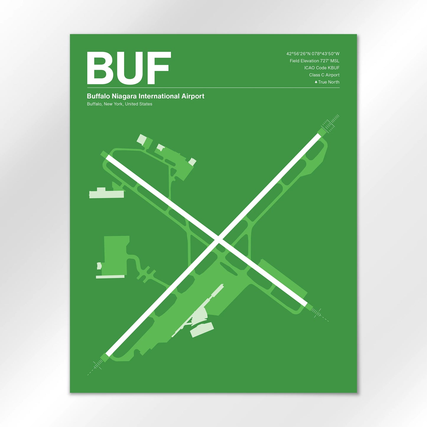 BUF | Buffalo - Overland Green - 16×20" - No Frame