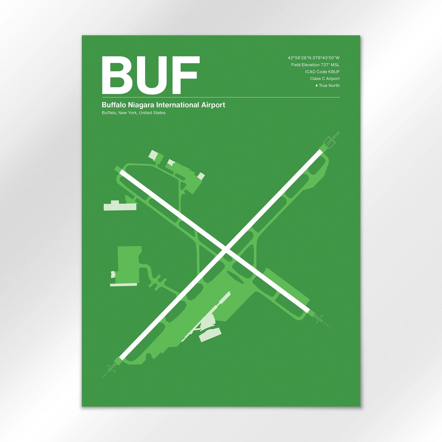 BUF | Buffalo - Overland Green - 18×24" - No Frame