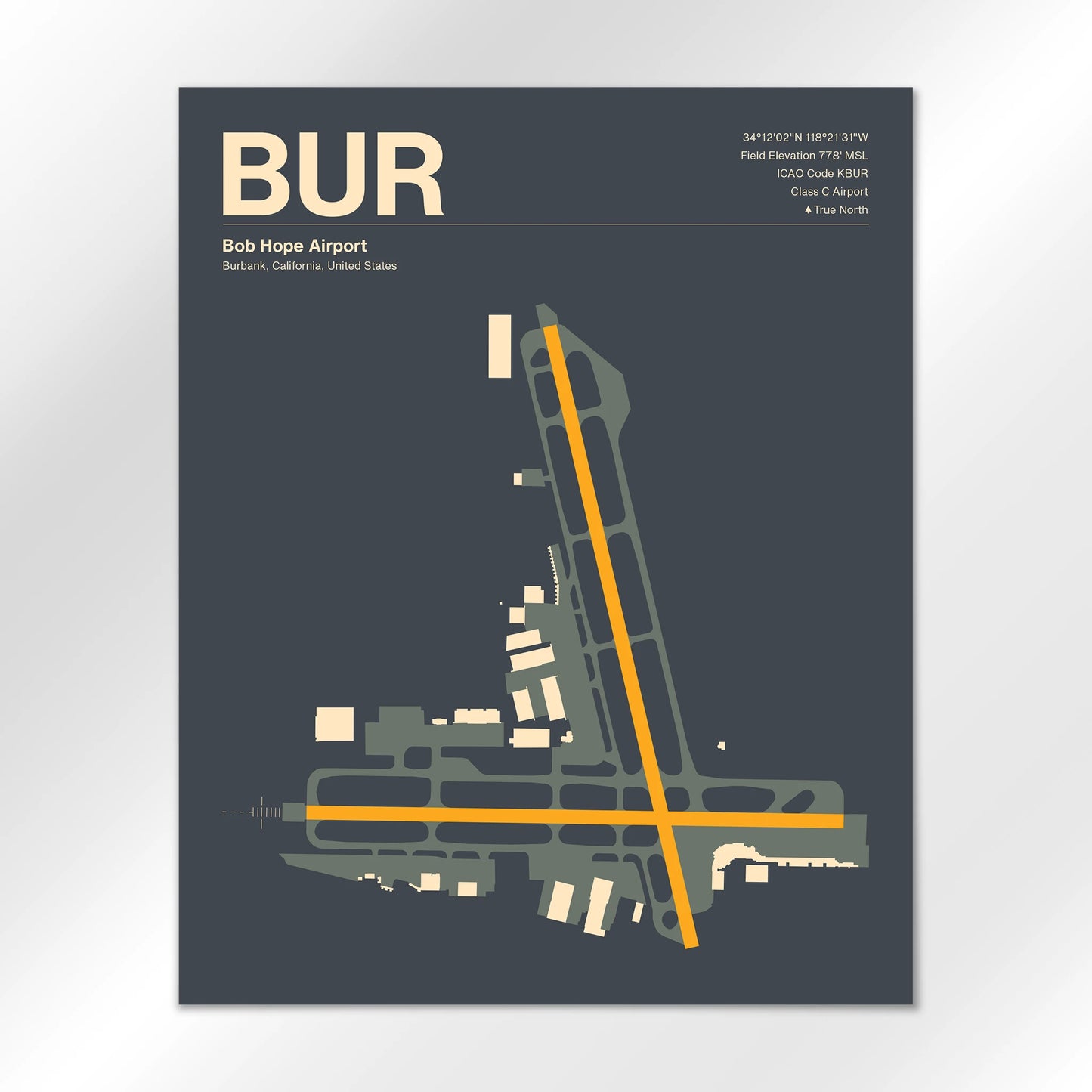 BUR Airport Diagram