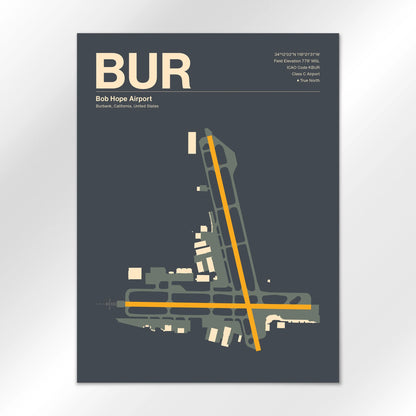 BUR Airport Diagram