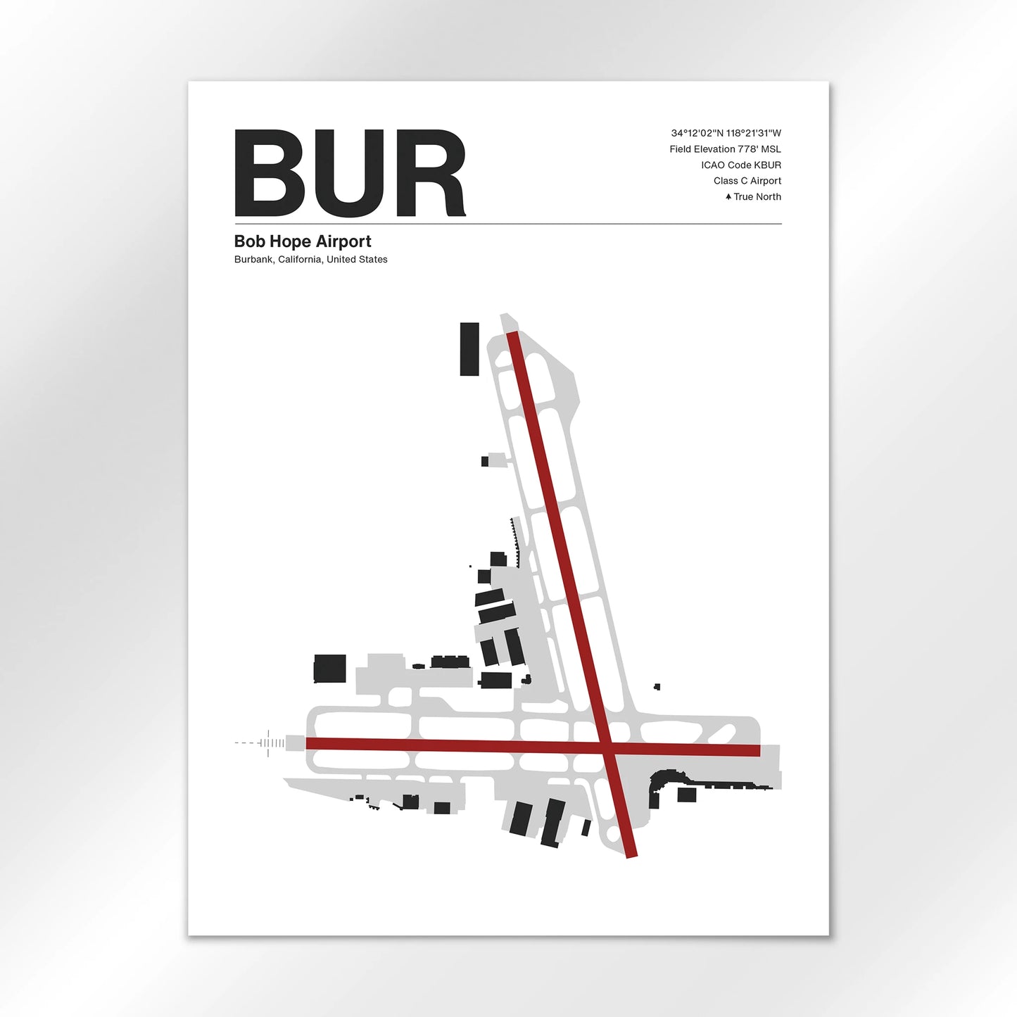 BUR Airport Diagram