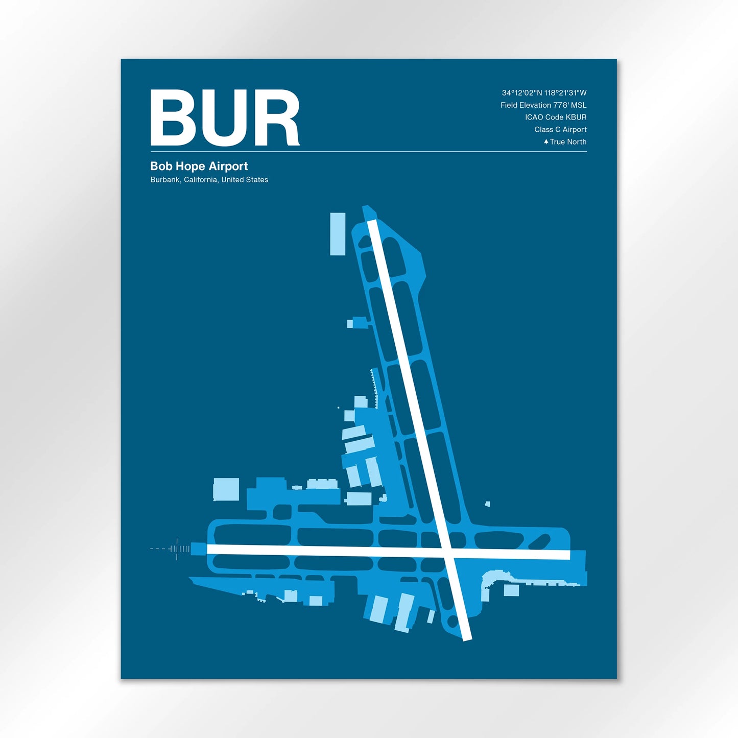 BUR Airport Diagram