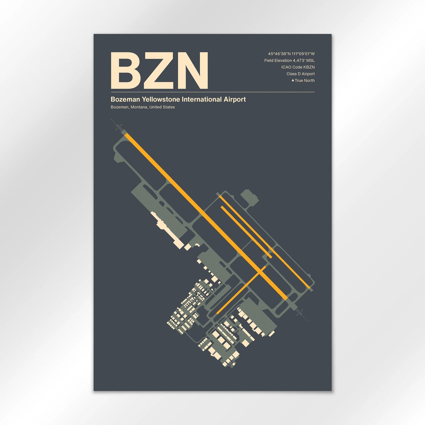 BZN Airport Diagram