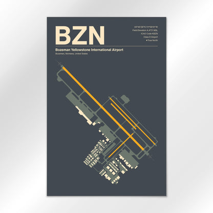BZN Airport Diagram