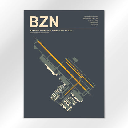 BZN Airport Diagram