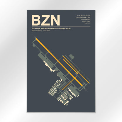 BZN Airport Diagram
