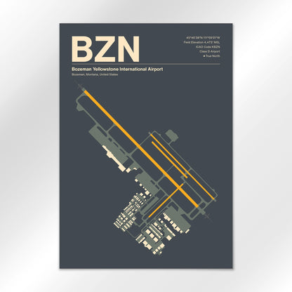 BZN Airport Diagram