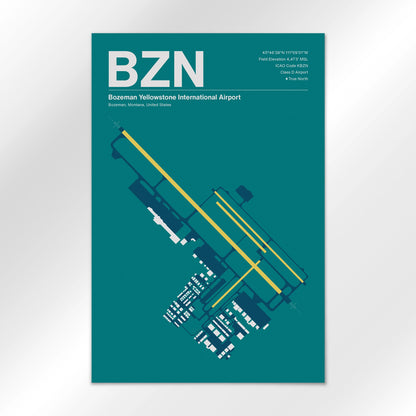 BZN Airport Diagram