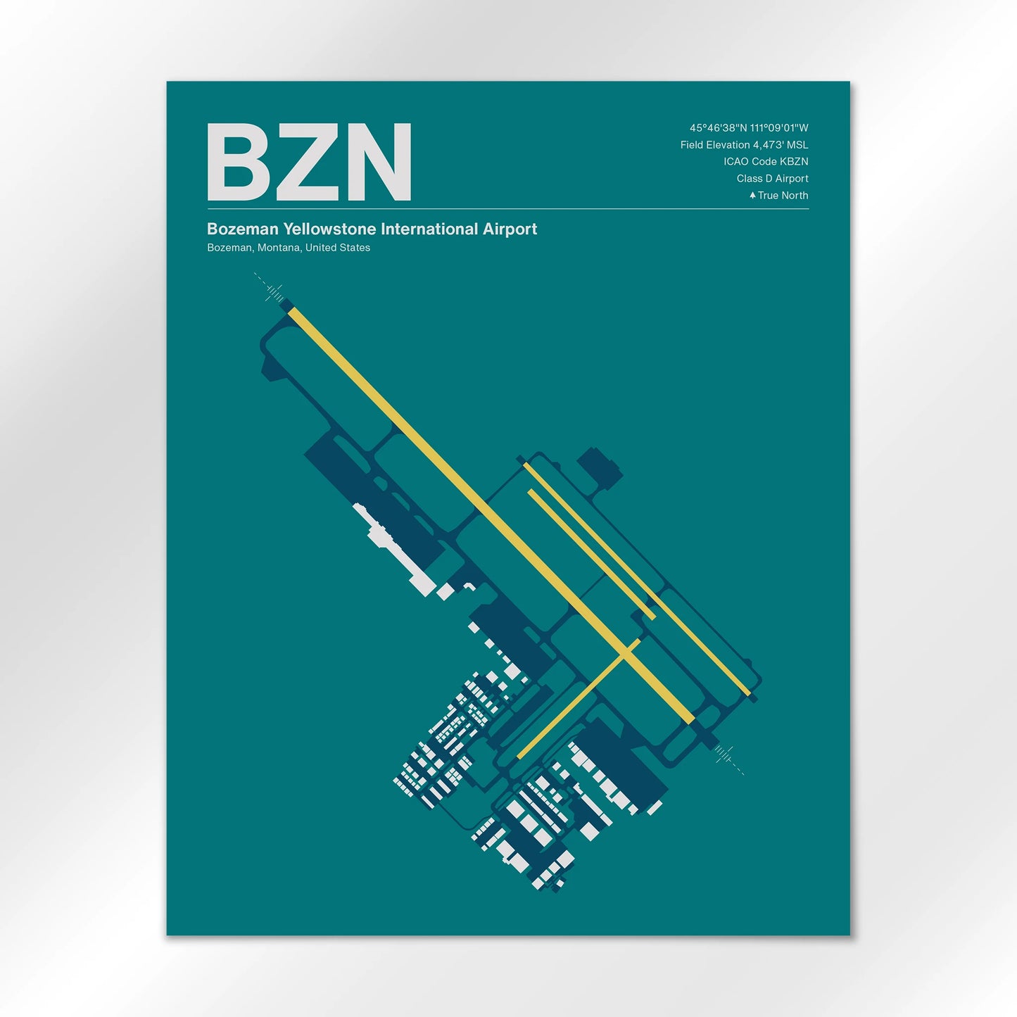 BZN Airport Diagram