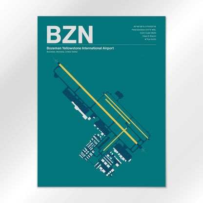 BZN Airport Diagram