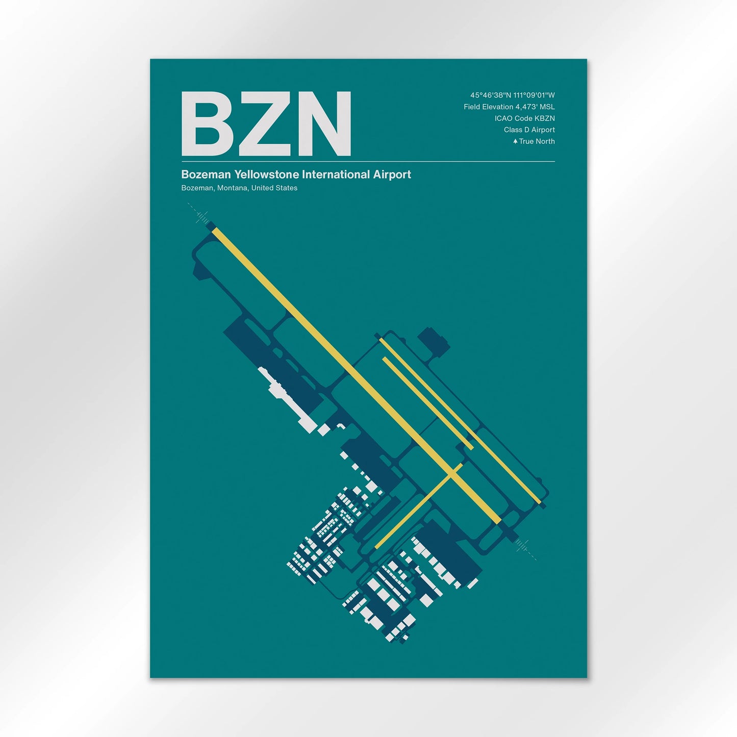 BZN Airport Diagram