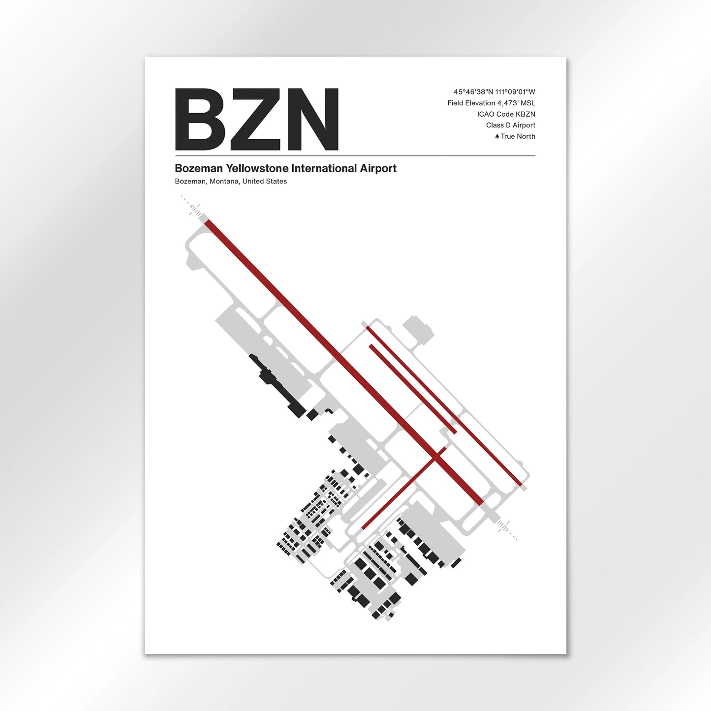 BZN Airport Diagram