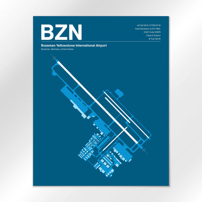 BZN Airport Diagram