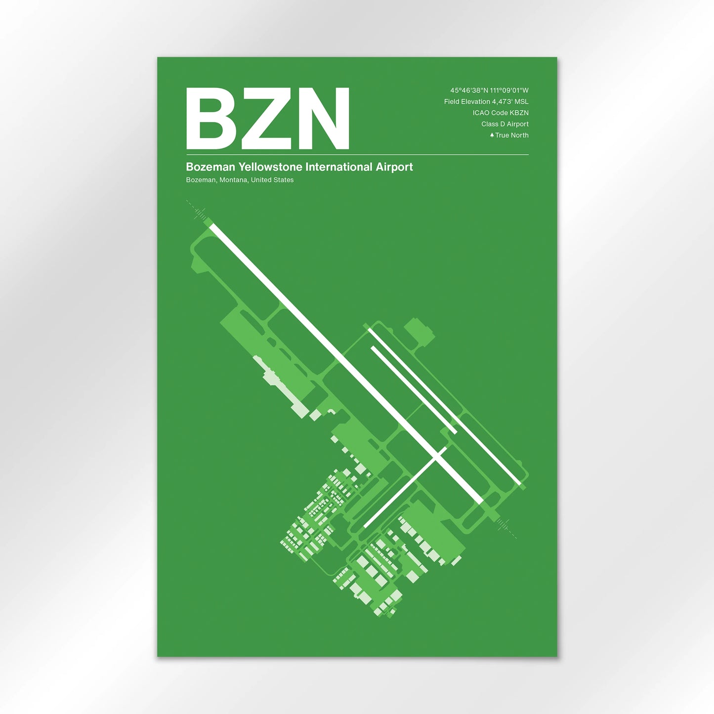 BZN Airport Diagram