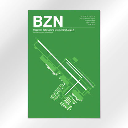 BZN Airport Diagram