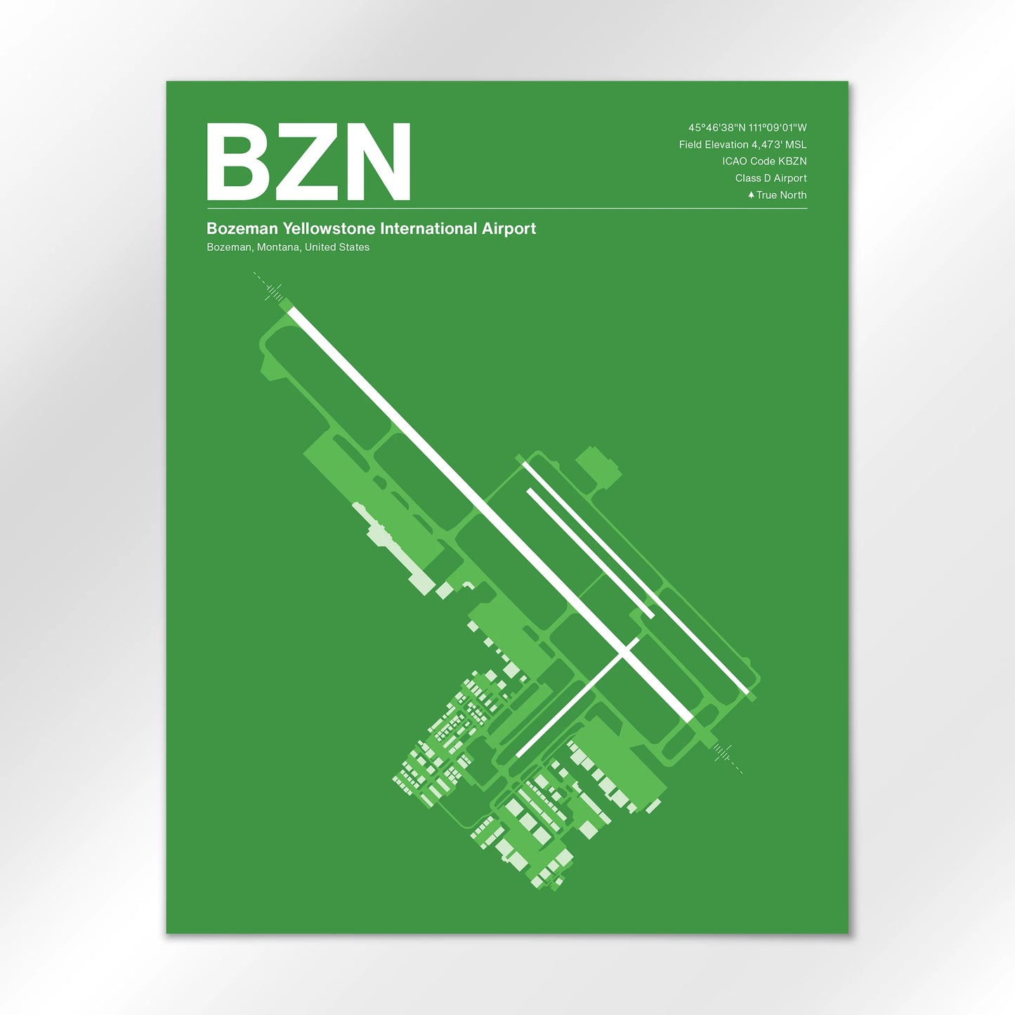 BZN Airport Diagram