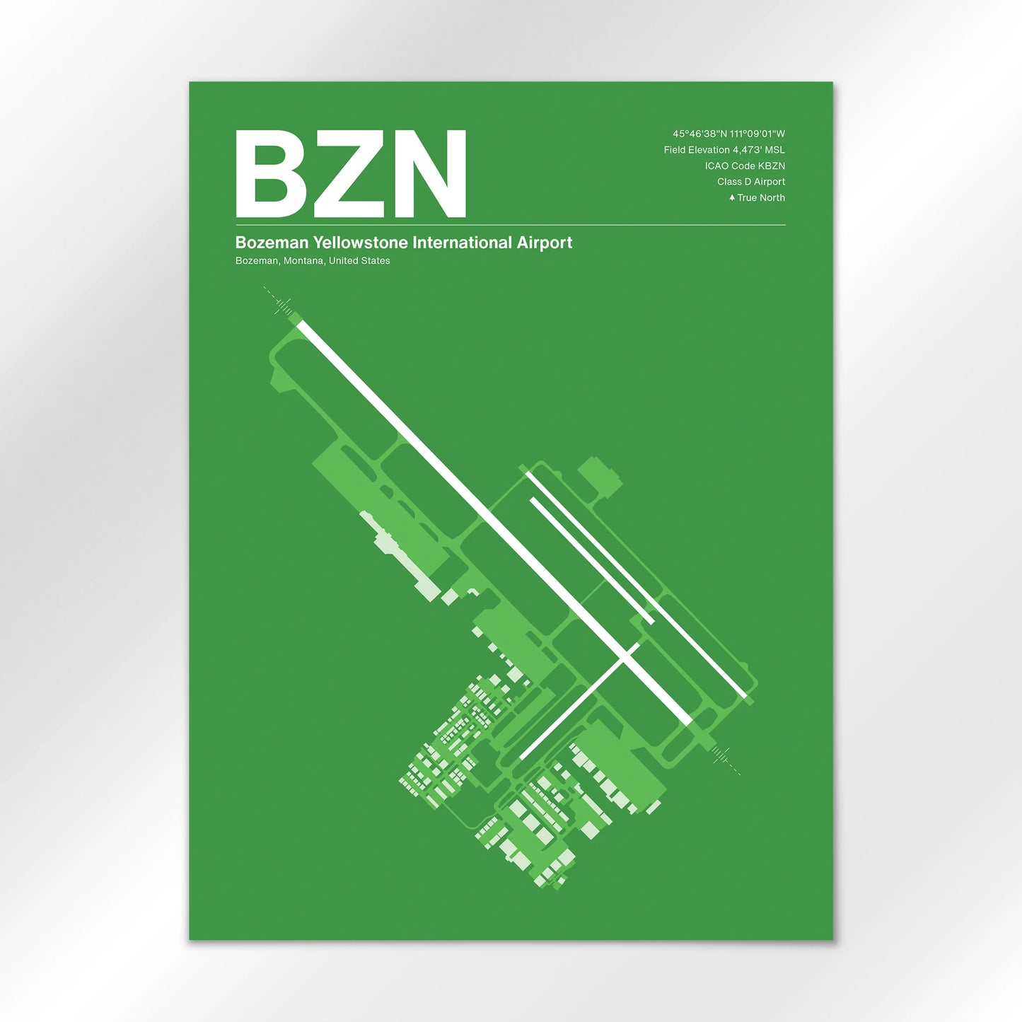 BZN Airport Diagram
