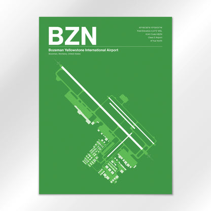 BZN Airport Diagram