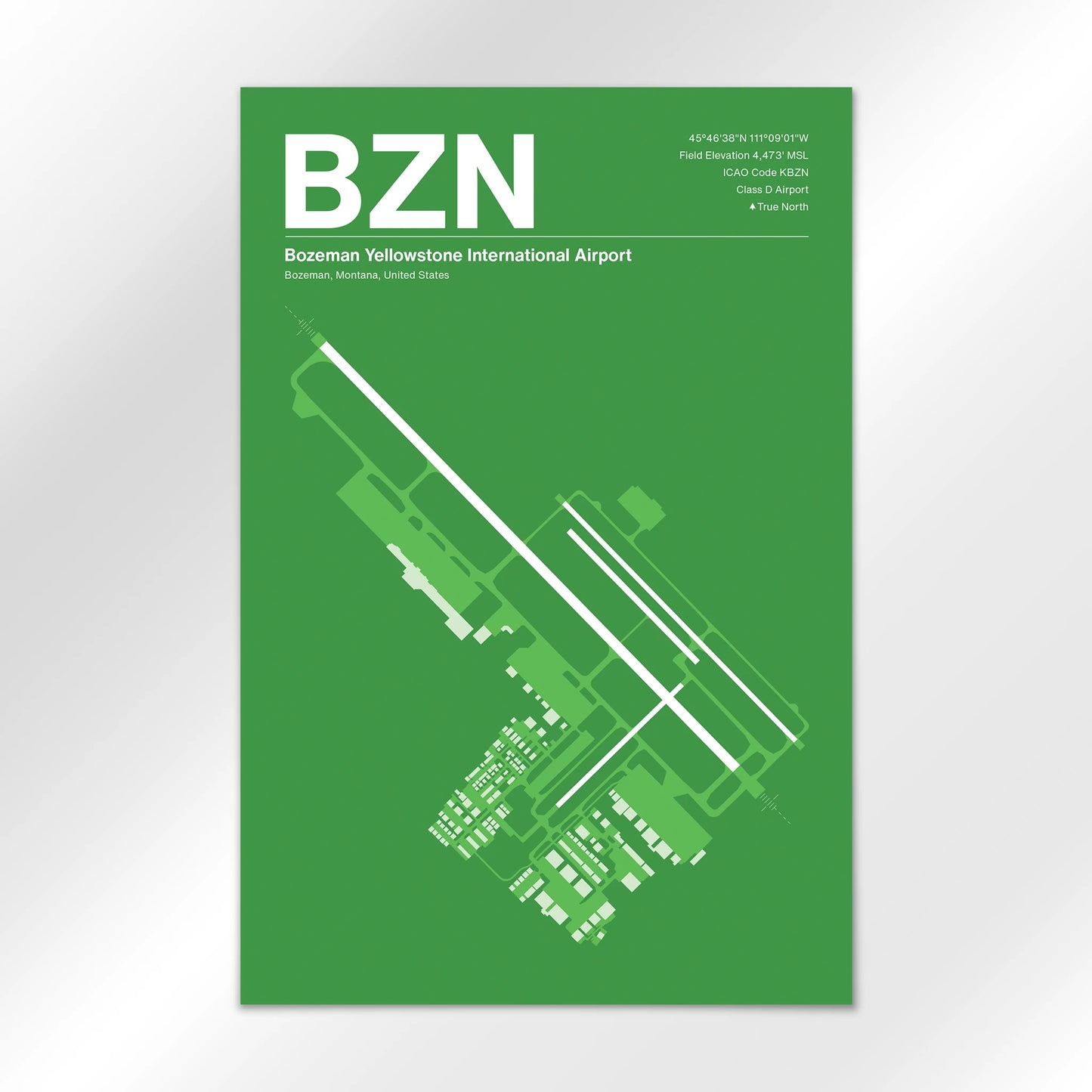 BZN Airport Diagram