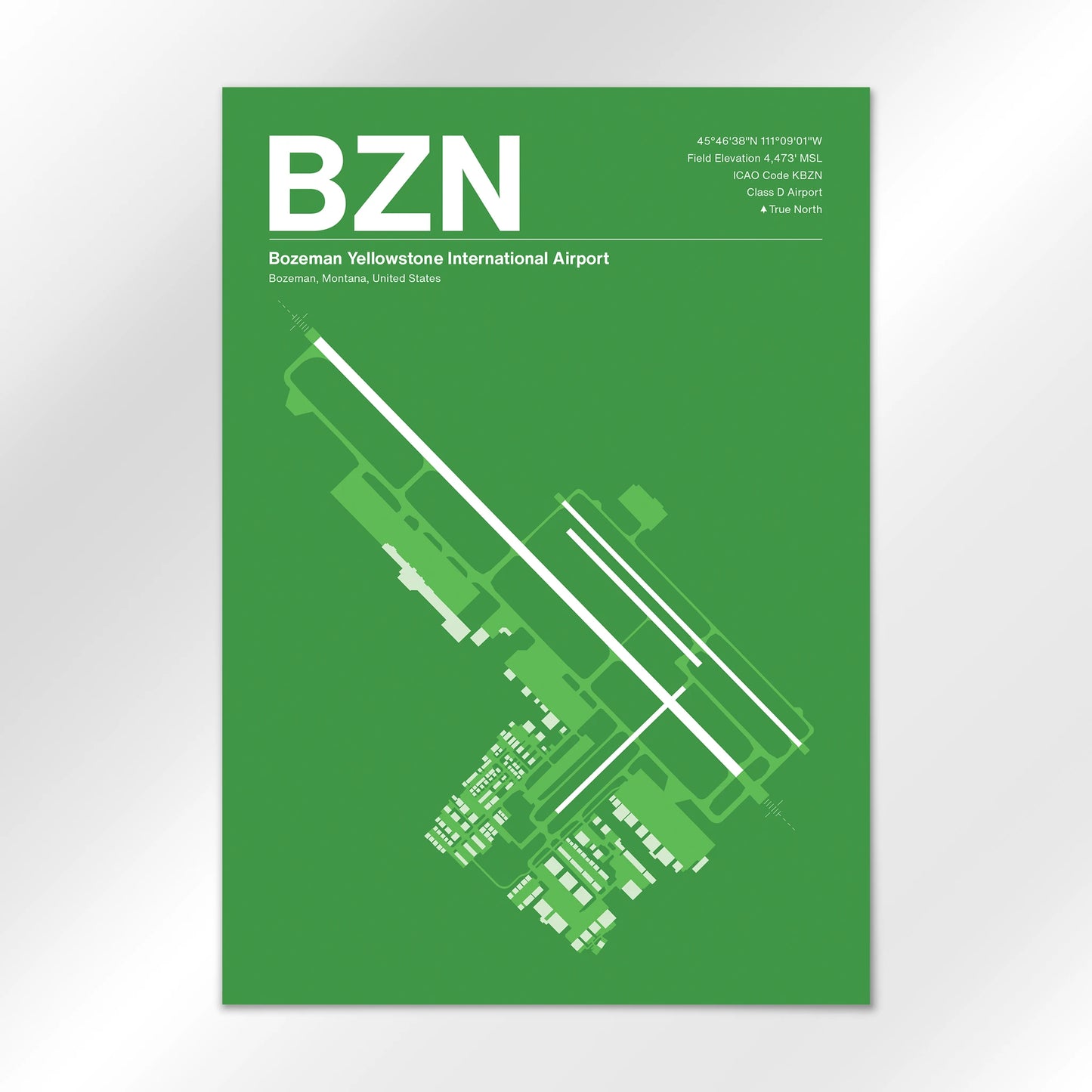 BZN Airport Diagram