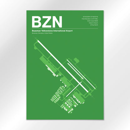BZN Airport Diagram
