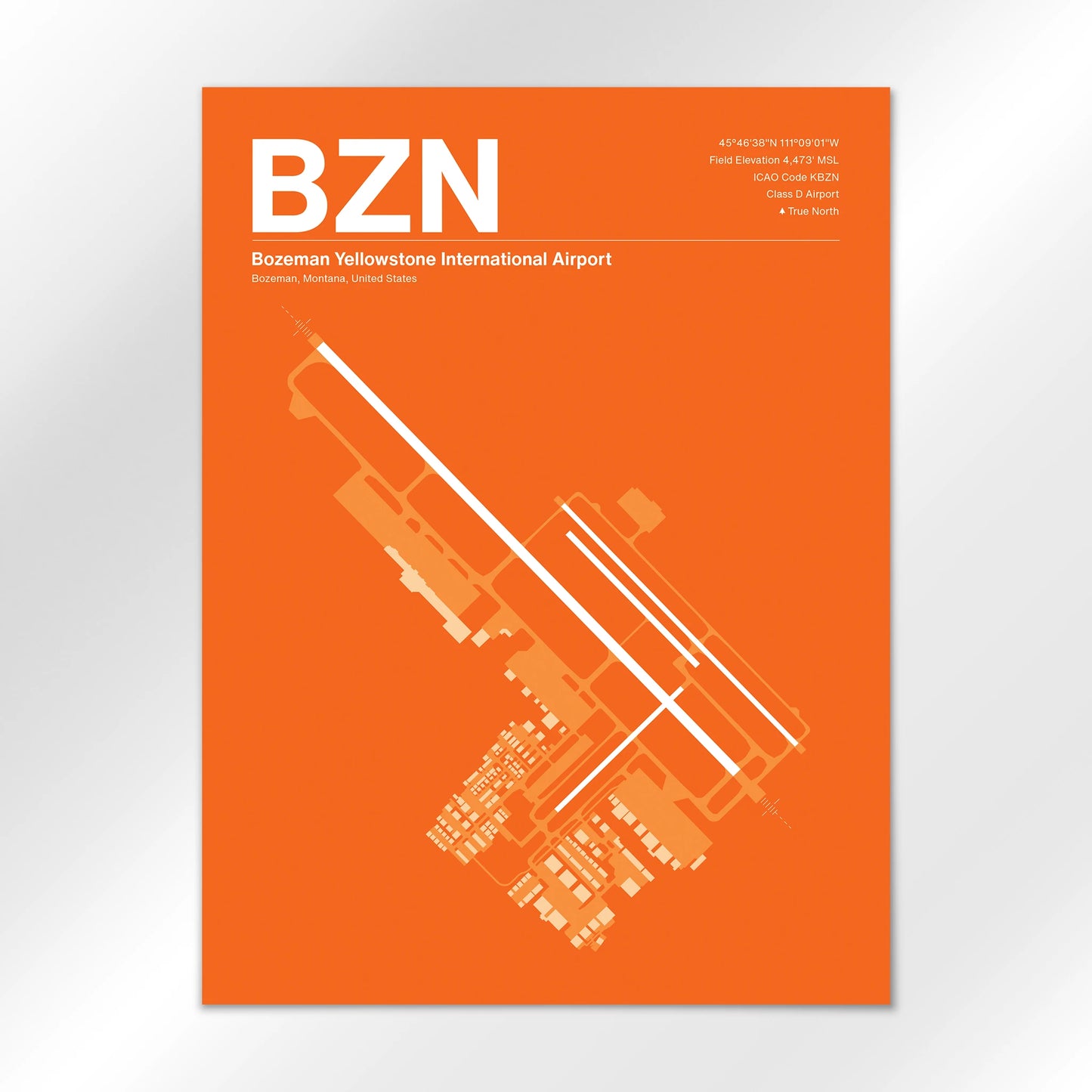 BZN Airport Diagram
