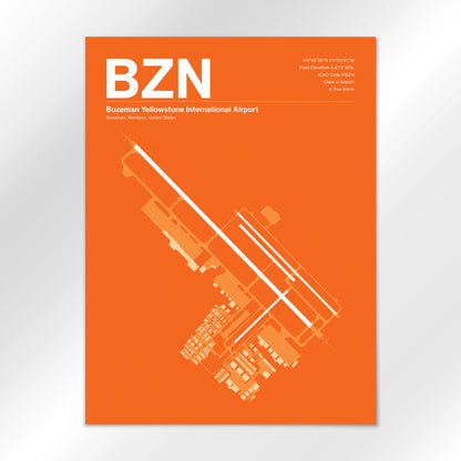BZN Airport Diagram