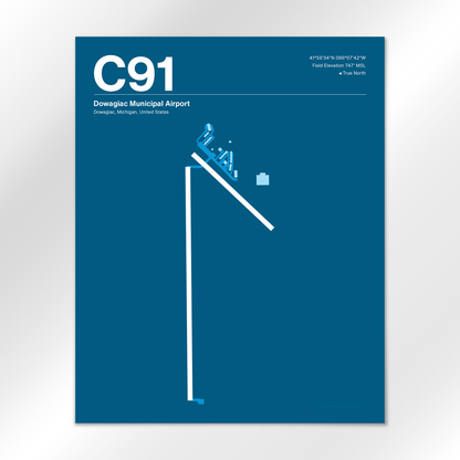 C91 Airport Diagram