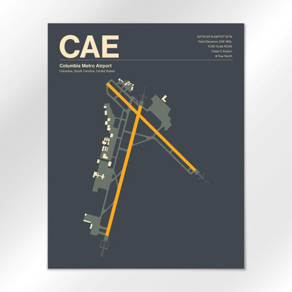CAE Airport Diagram