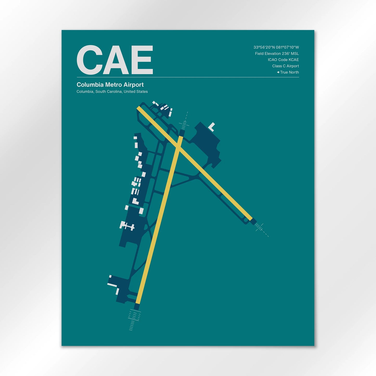 CAE Airport Diagram