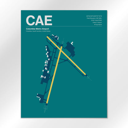 CAE Airport Diagram