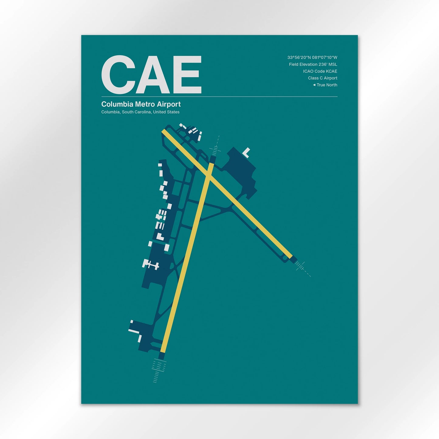 CAE Airport Diagram
