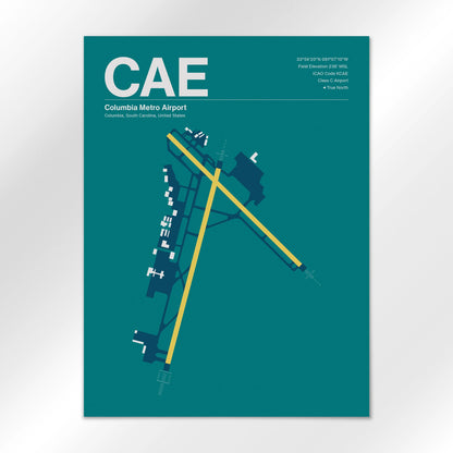 CAE Airport Diagram