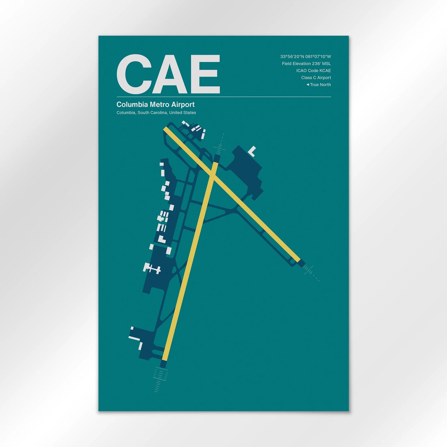 CAE Airport Diagram