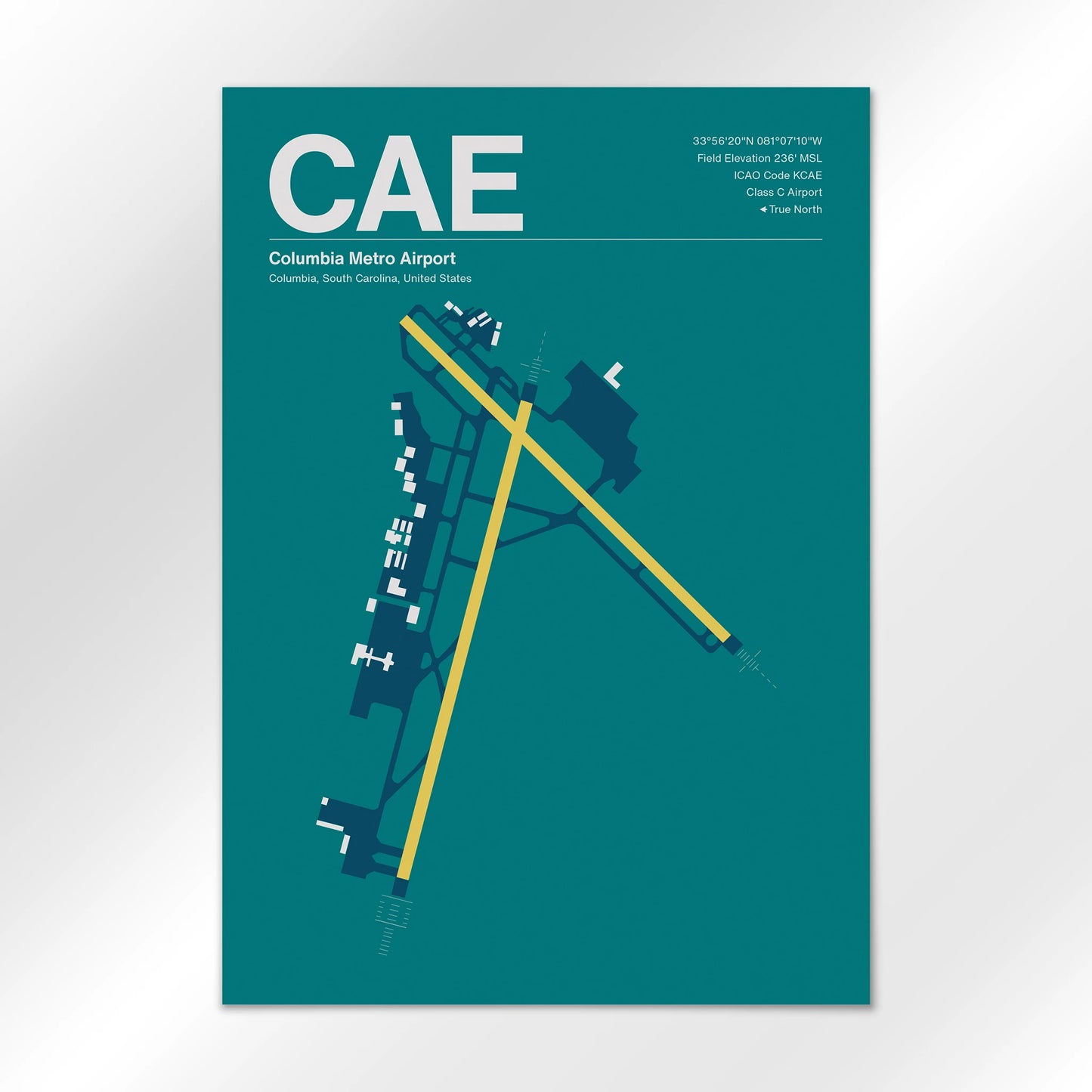 CAE Airport Diagram