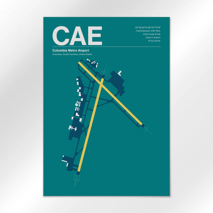 CAE Airport Diagram