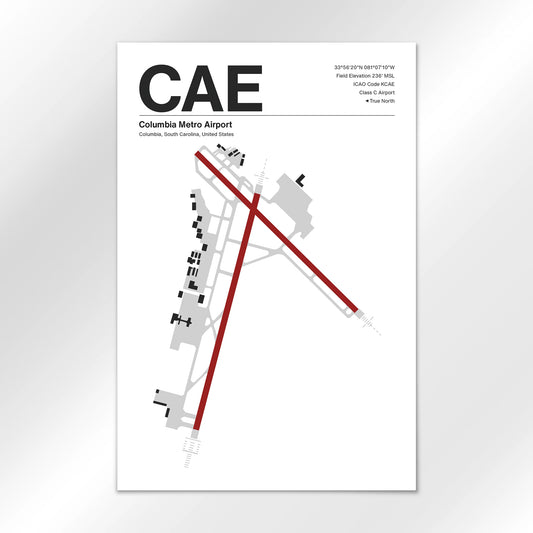 CAE | Columbia - Mid - Century Modern - 12×18" - No Frame
