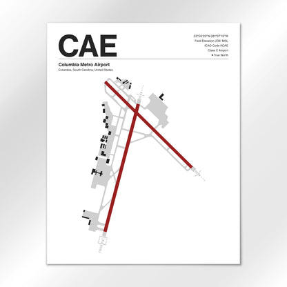 CAE Airport Diagram