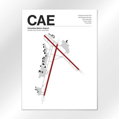 CAE Airport Diagram