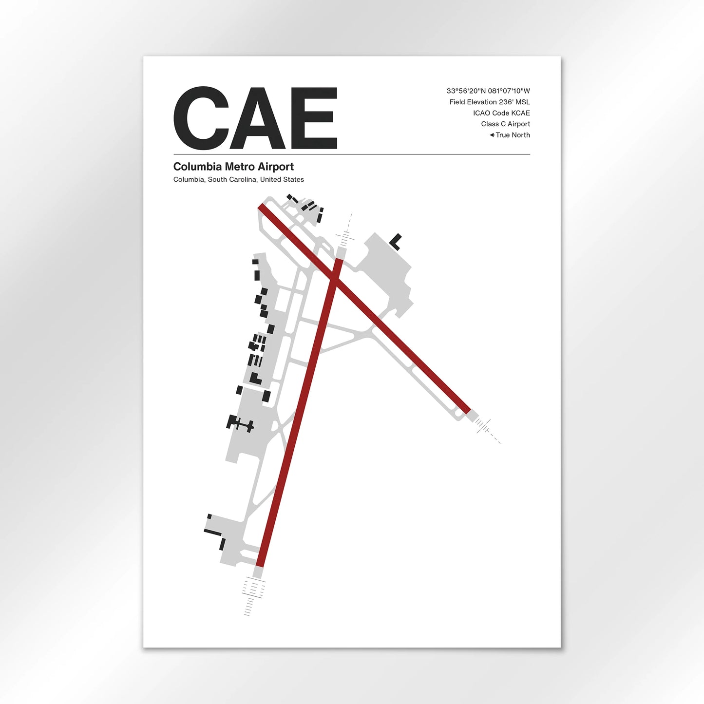 CAE Airport Diagram