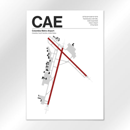CAE Airport Diagram