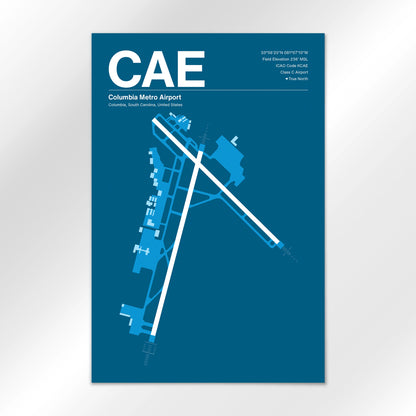 CAE Airport Diagram