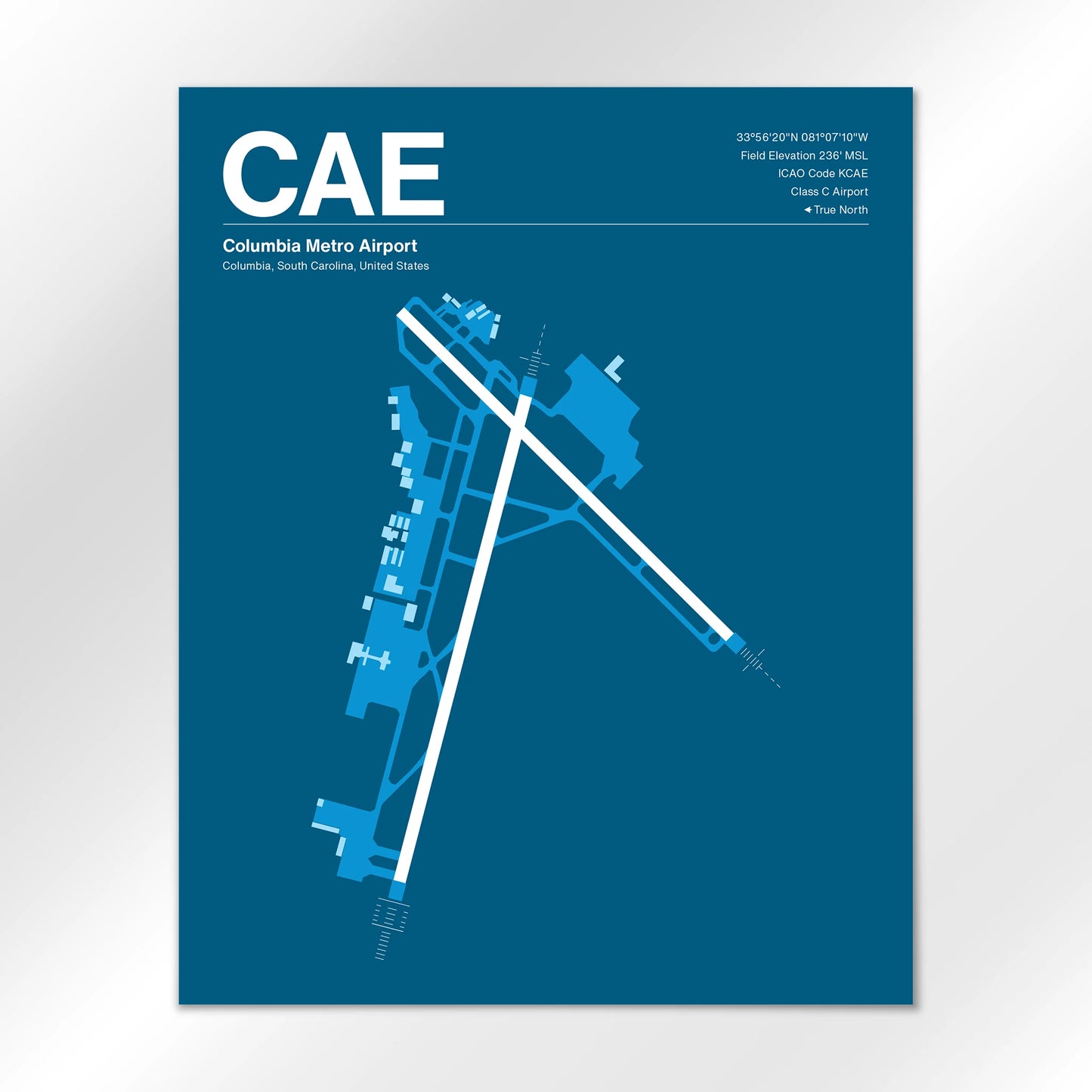 CAE Airport Diagram