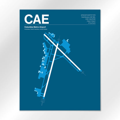CAE Airport Diagram