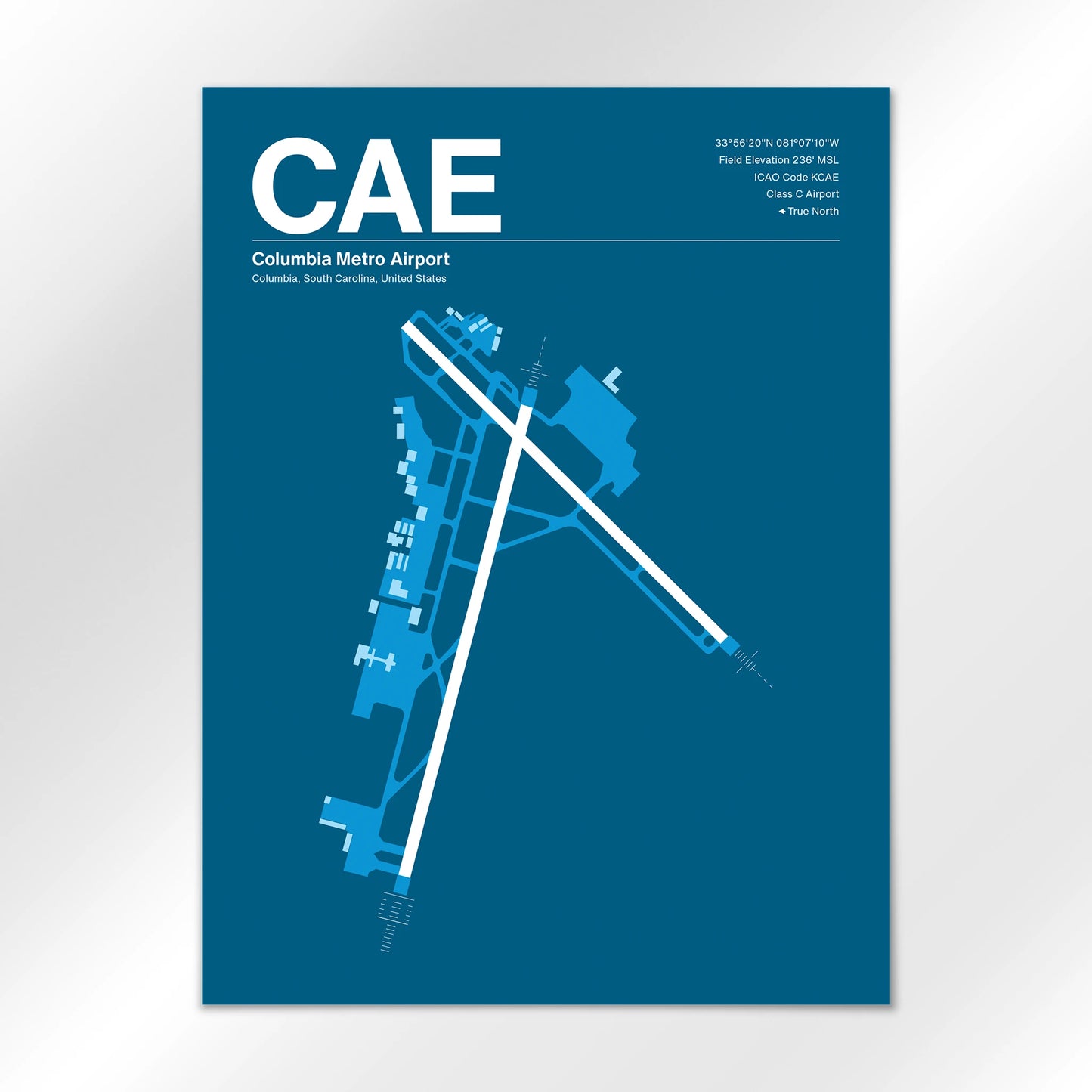 CAE Airport Diagram