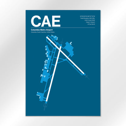 CAE Airport Diagram