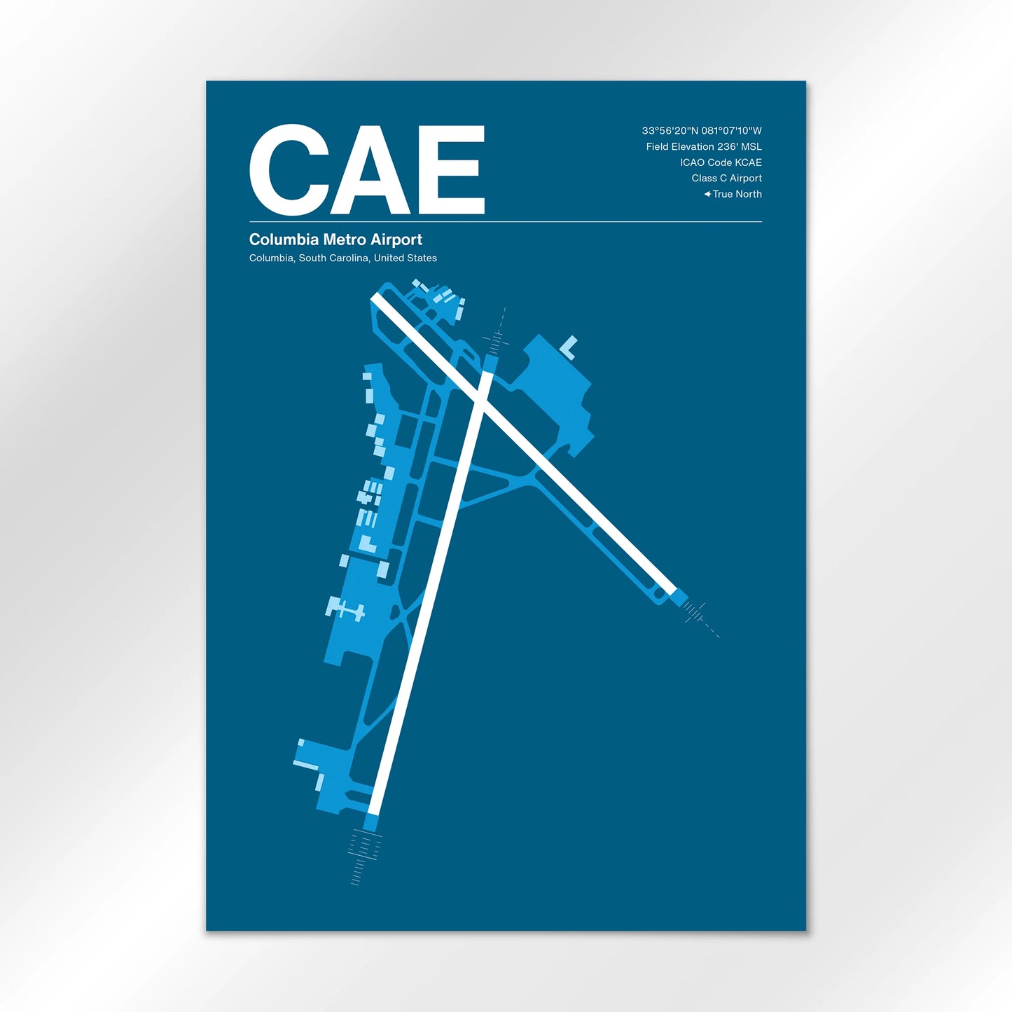 CAE Airport Diagram