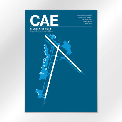 CAE Airport Diagram