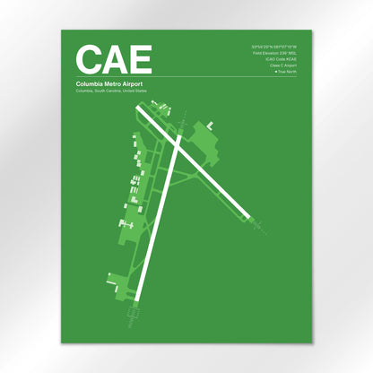 CAE Airport Diagram