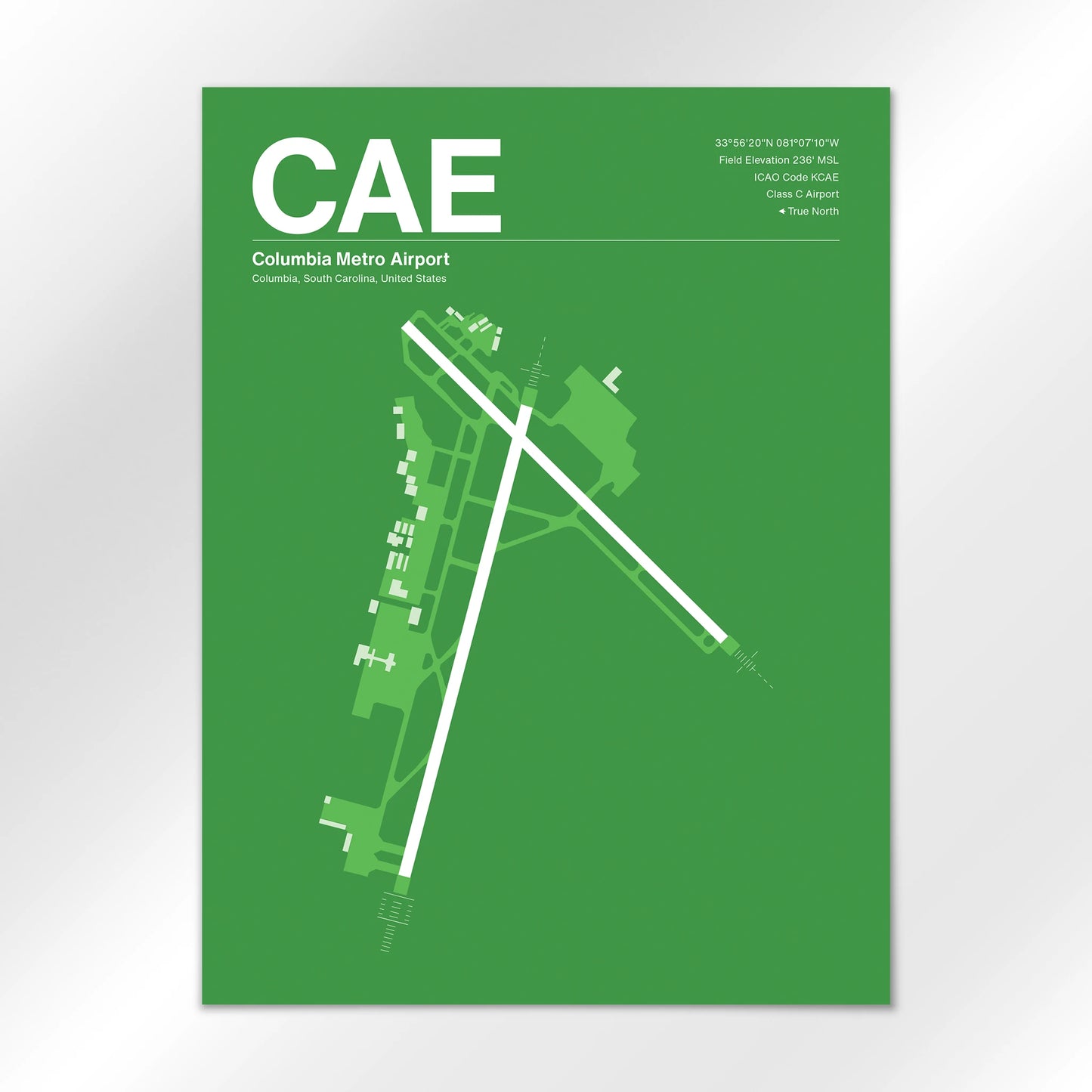 CAE Airport Diagram
